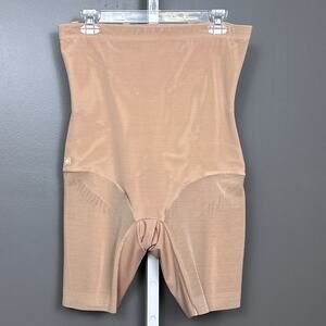 Honeylove SuperPower Short Shapewear Plus Size 1X Sand Beige Shaper